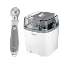 THORBEN - Pack Maquina de Helados Ice Creamy + Cuchara Electrica 2 Temp