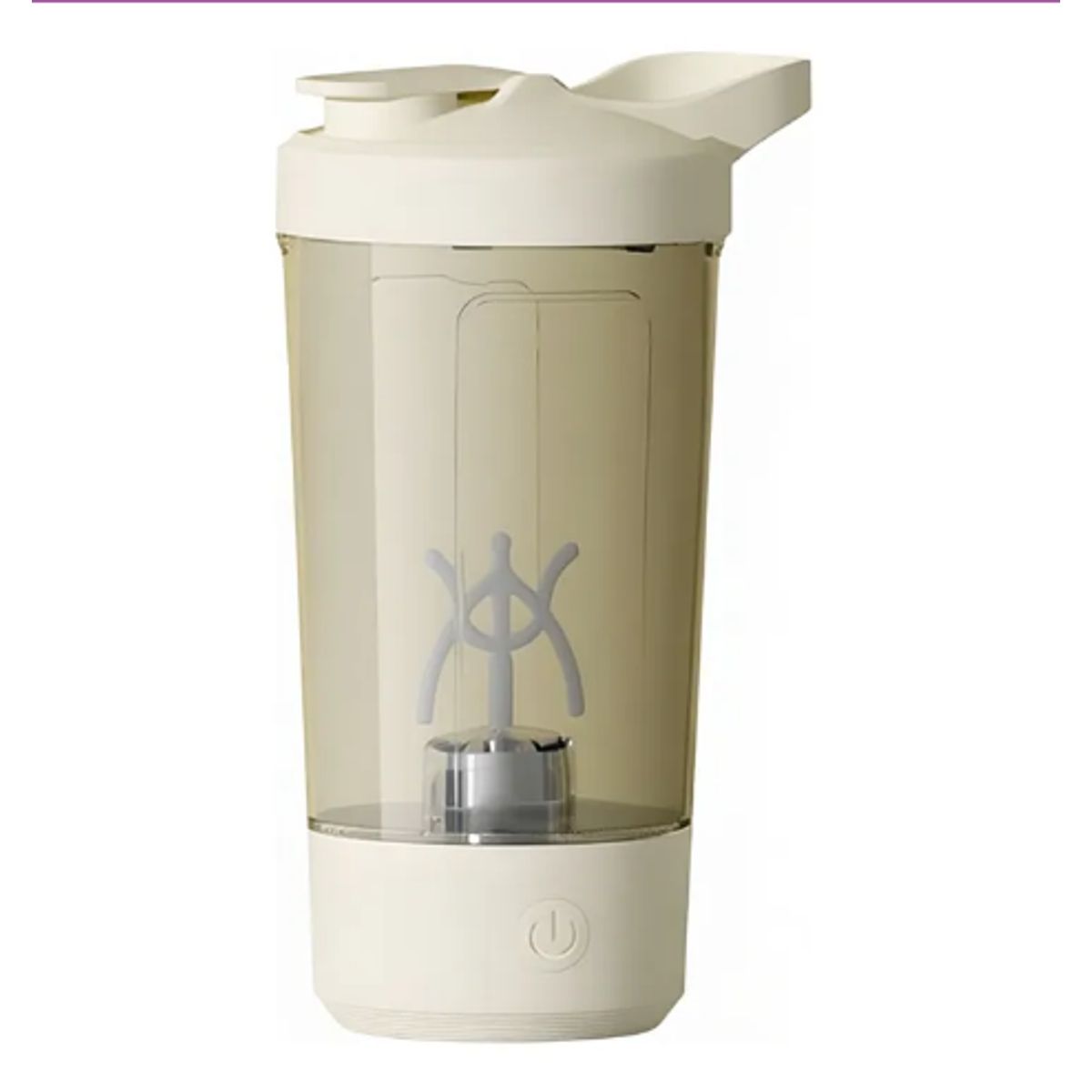 GENERICO - Vaso Para Mezcla Botella Mezcladora De Proteínas Uso Diario Blanco