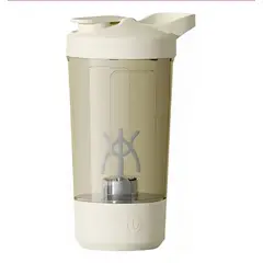 GENERICO - Vaso Para Mezcla Botella Mezcladora De Proteínas Uso Diario Blanco