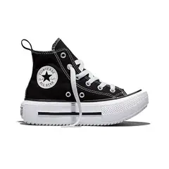 CONVERSE - Zapatillas Urbanas Junior Double Stack Negro