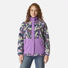 HAKA HONU - Polar Mujer Zip-porrito Print Morado
