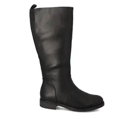 NEW WALK - Bota Plana de Mujer Negro