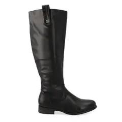 DORETTE - Bota Plana de Mujer Negro