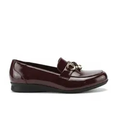 NEW WALK - Mocasin de Mujer Burdeos