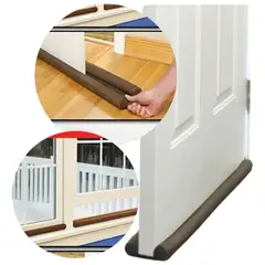 MOVI - Doble Rollo Aislante para Puertas y Ventanas - Protector Térmico, Acústico y Anti-Polvo
