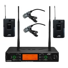 JTS - Sistema Inalámbrico Doble de Solapa RU-8012DB-RU-850TB+CM-501