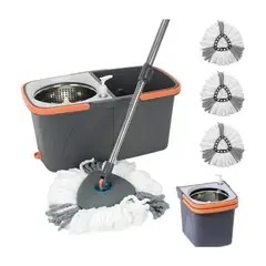 GENERICO - Mopa Centrifuga Balde Escurridor Lampazo Trapeador