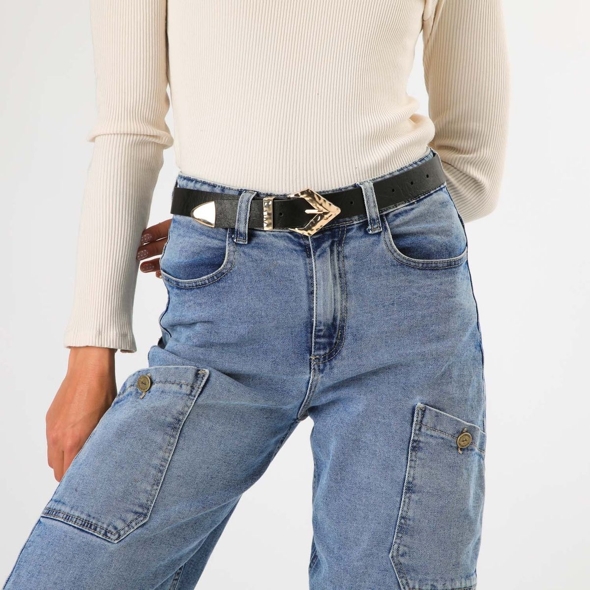 HUMANA - Cinturón Polo Negro Humana