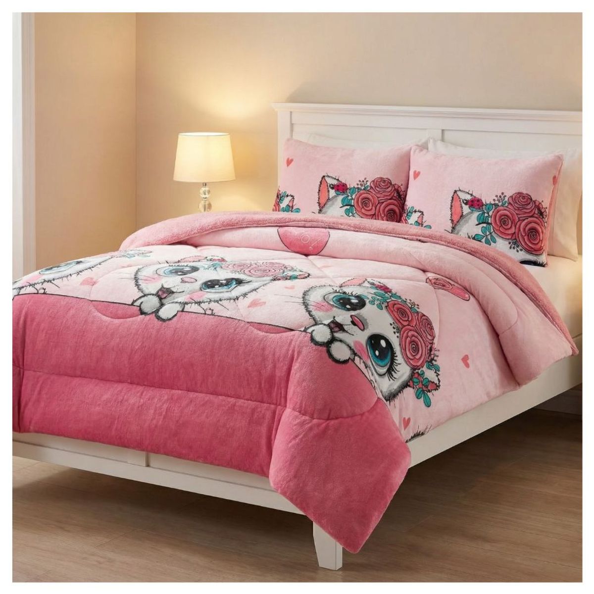 GENERICO - Cobertor Chiporro Invierno 1.5 Plazas - Miau Rosé TFYH62
