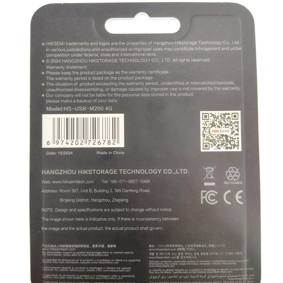 HIKSEMI - PENDRIVE 4GB - HIKSEMI - USB 2.0