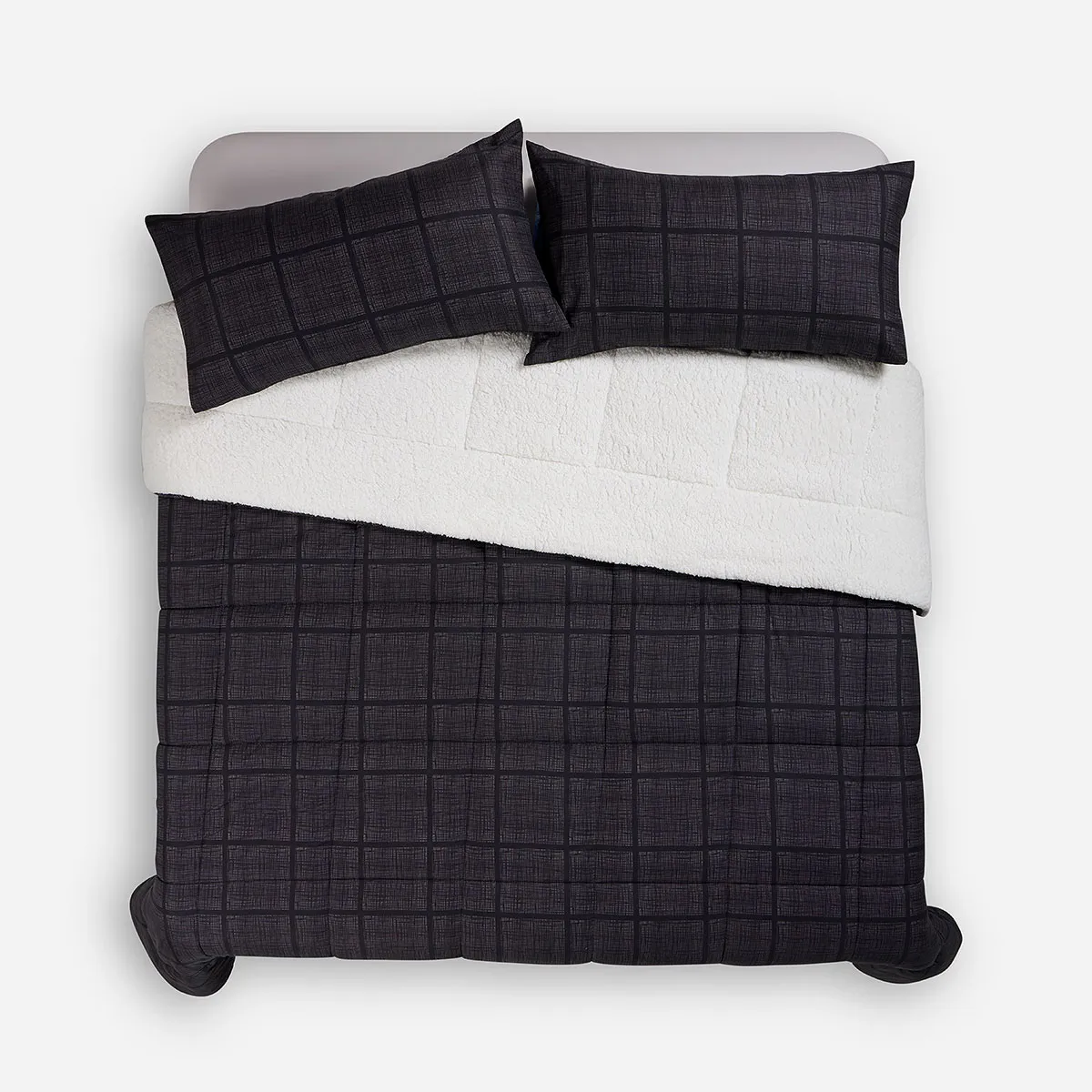 ROSEN - Plumón Alaska Sherpa Multi Black 2 Plazas