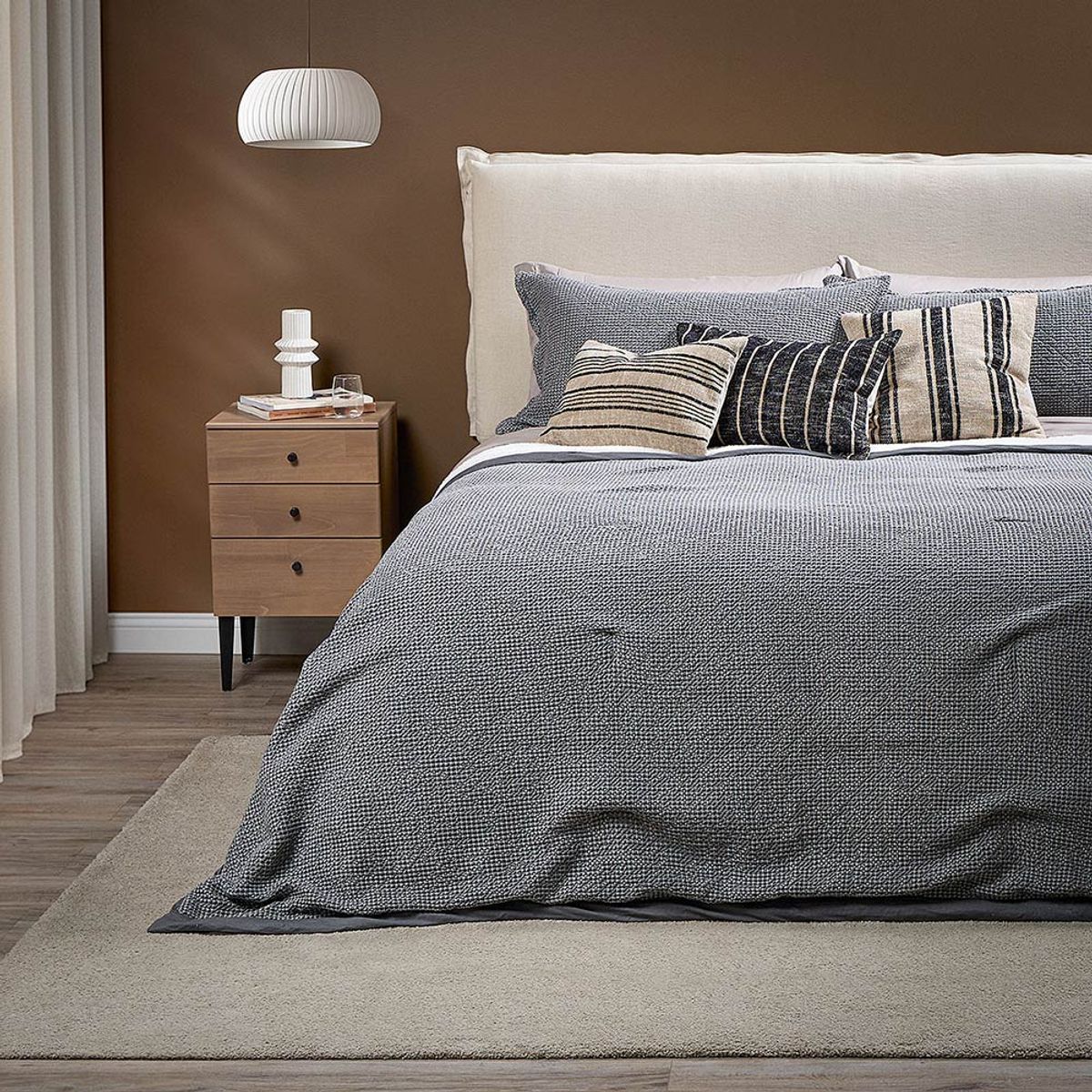 ROSEN - Cobertor Favo Cozy Grafito 2 Plazas