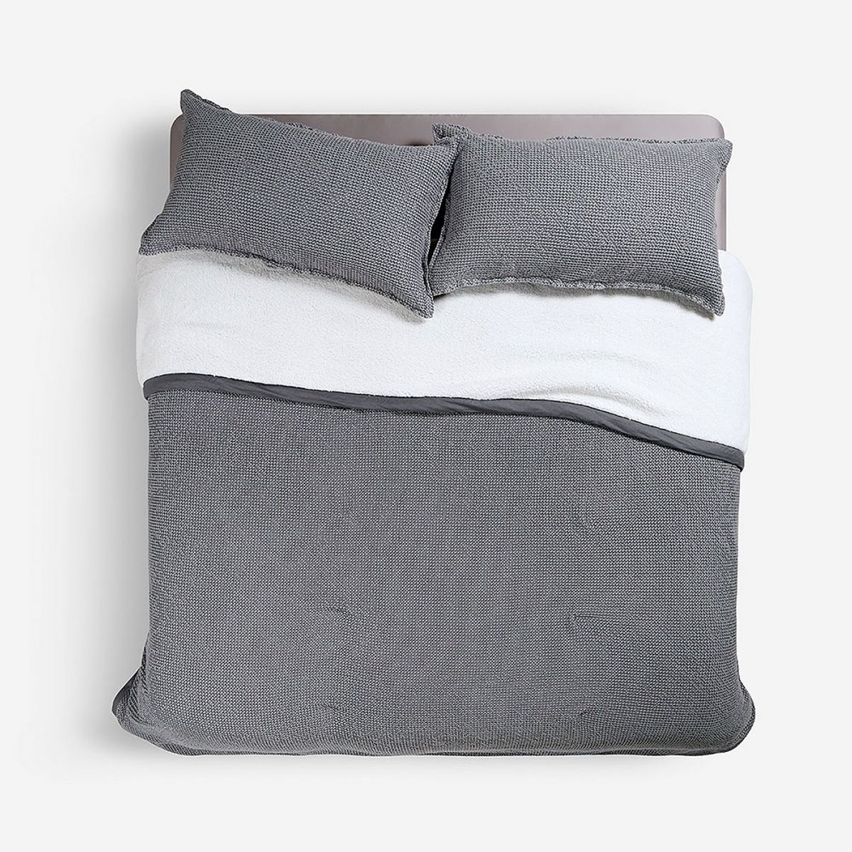 ROSEN - Cobertor Favo Cozy Grafito 2 Plazas