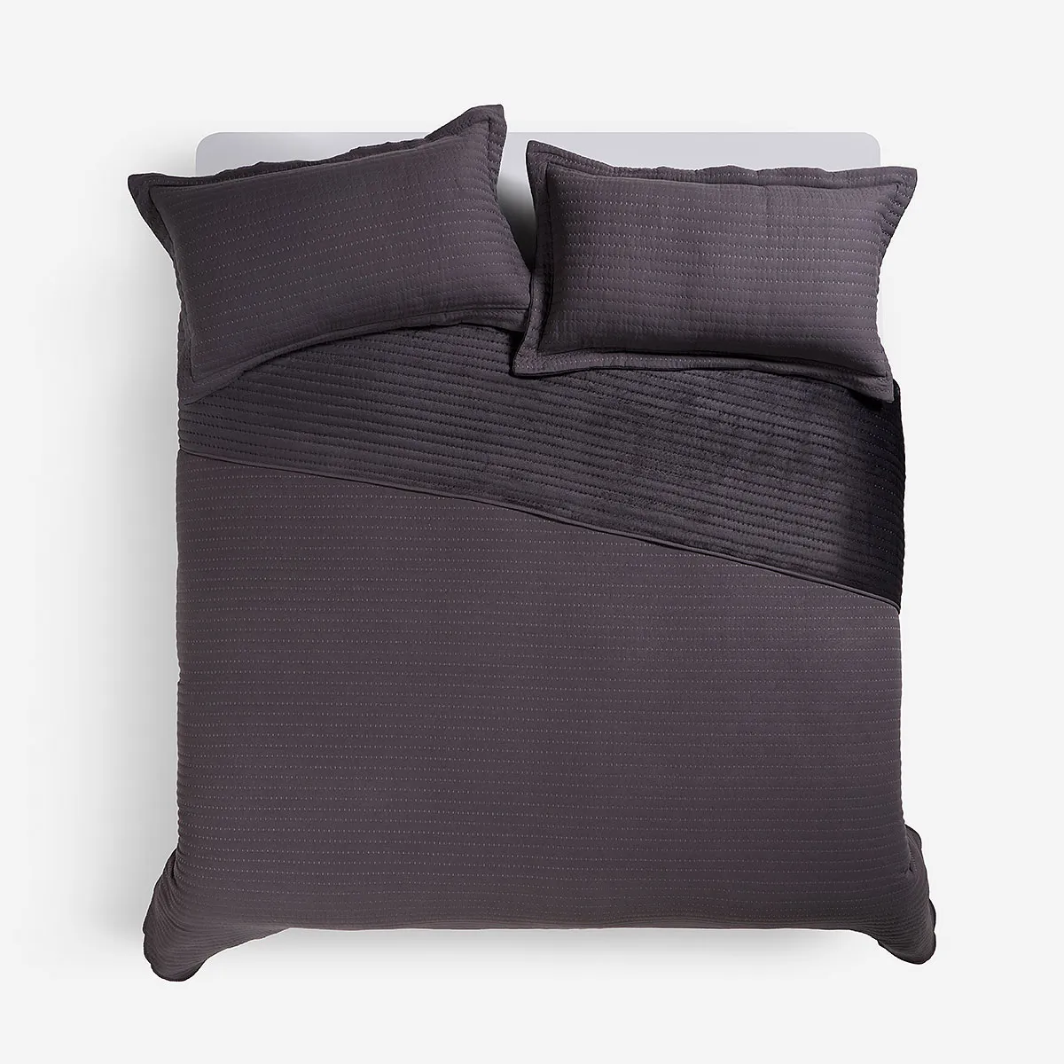 ROSEN - Cobertor Flannel Supersoft Grafito King
