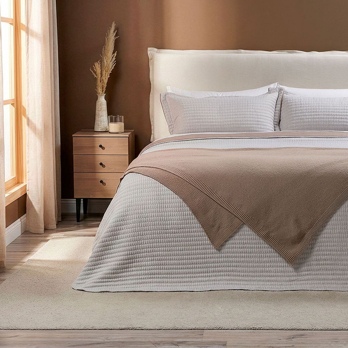 ROSEN - Cobertor Flannel Supersoft Mokka 2 Plazas