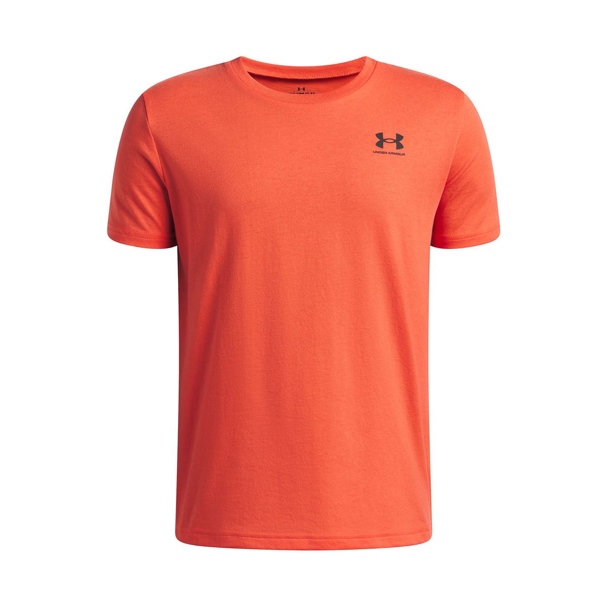 UNDER ARMOUR - Polera M/C Niño Sportstyle Left Chest Polera Roja UNDER ARMOUR