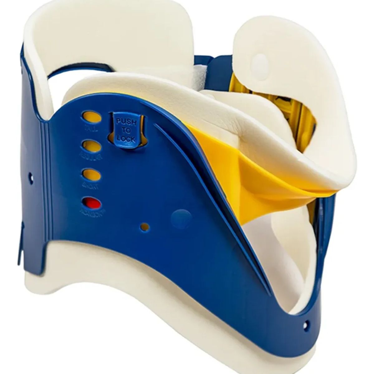 NO LOGO - Collarín Cervical Adulto Tamaño Grande Ortopédico Cuello Azul M