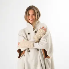 HUMANA - Guante Lana Billy Beige