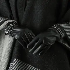 HUMANA - Guante Cuero Raul Black