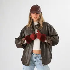 HUMANA - Guante Lana Leonardo Red
