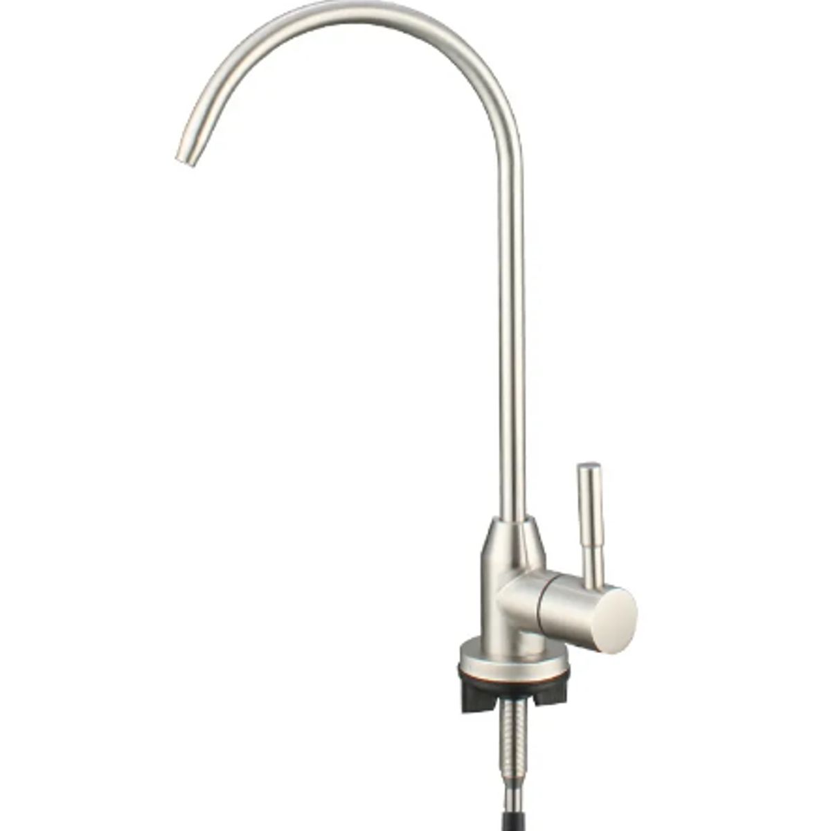 GENERICO - Grifo Monomando Para Filtro De Agua Cocina Plateado Brillante