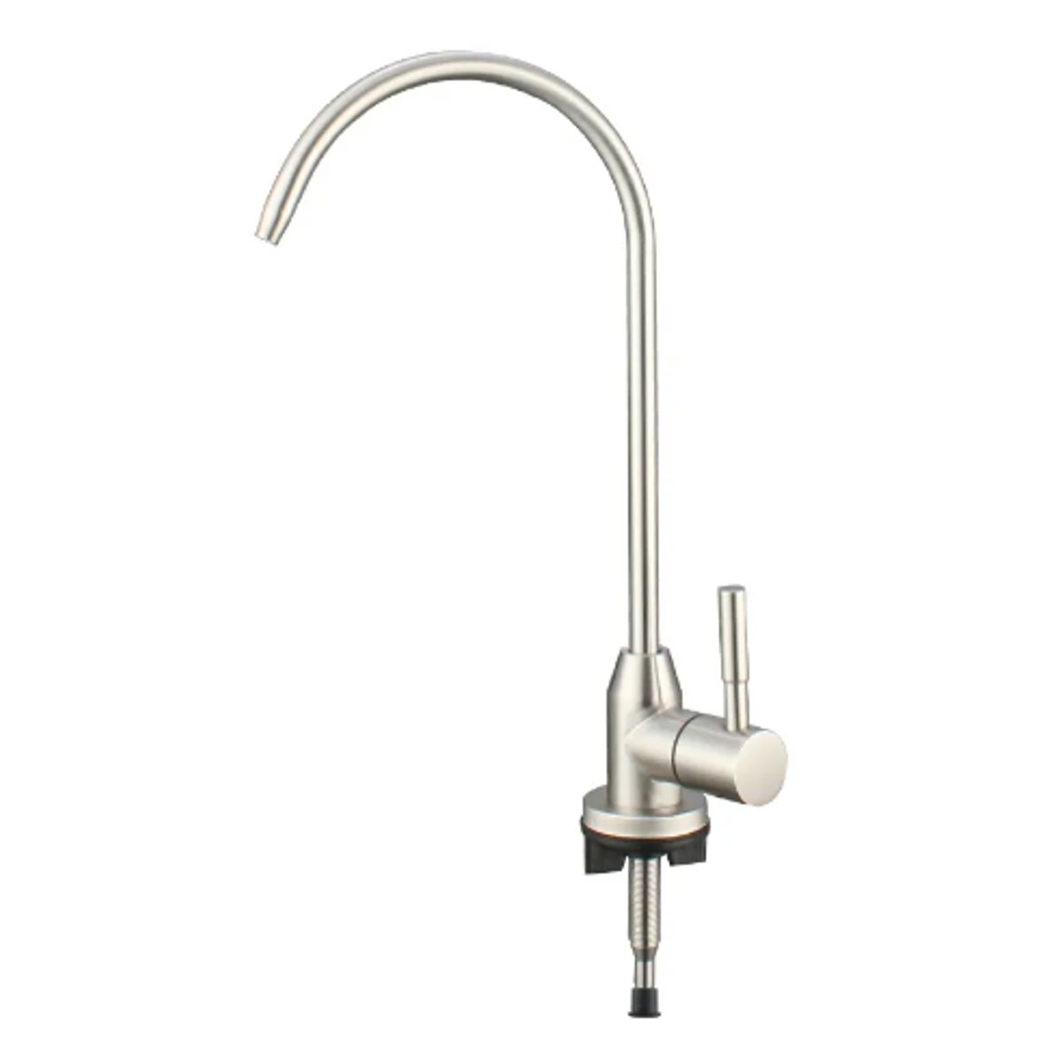 GENERICO - Grifo Monomando Para Filtro De Agua Cocina Plateado Brillante