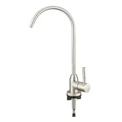 GENERICO - Grifo Monomando Para Filtro De Agua Cocina Plateado Brillante