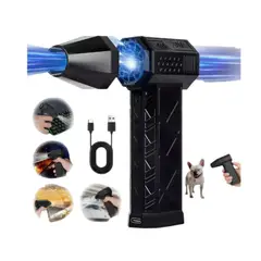 GENERICO - Ventilador Turbo Soplador Usb 130000 Rpm 3 Velocidades 200w Recargable