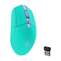 LOGITECH - Mouse Gamer Inalámbrico G305 (1ms, 12.000DPI, 6 botones) – Menta