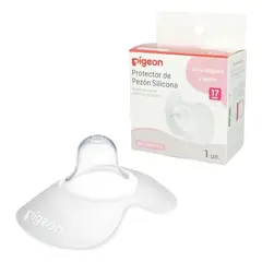 GENERICO - Protector De Pezon Silicona Pigeon Talla L 17mm 1 Unidad