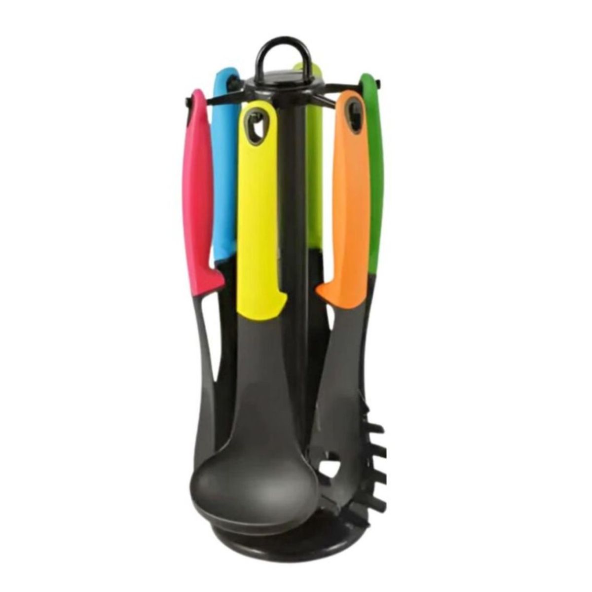 GENERICO - JUEGO DE UTENSILIOS 6 PIEZAS MULTICOLOR