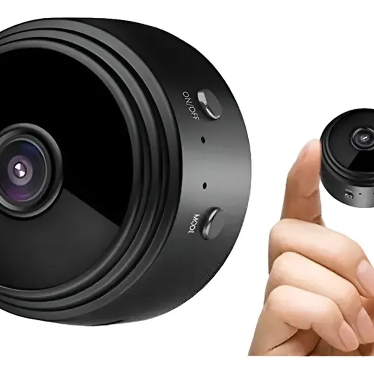 NO LOGO - Mini Cámara De Seguridad A9 Inalámbrica Wifi 1080p P2p Negro