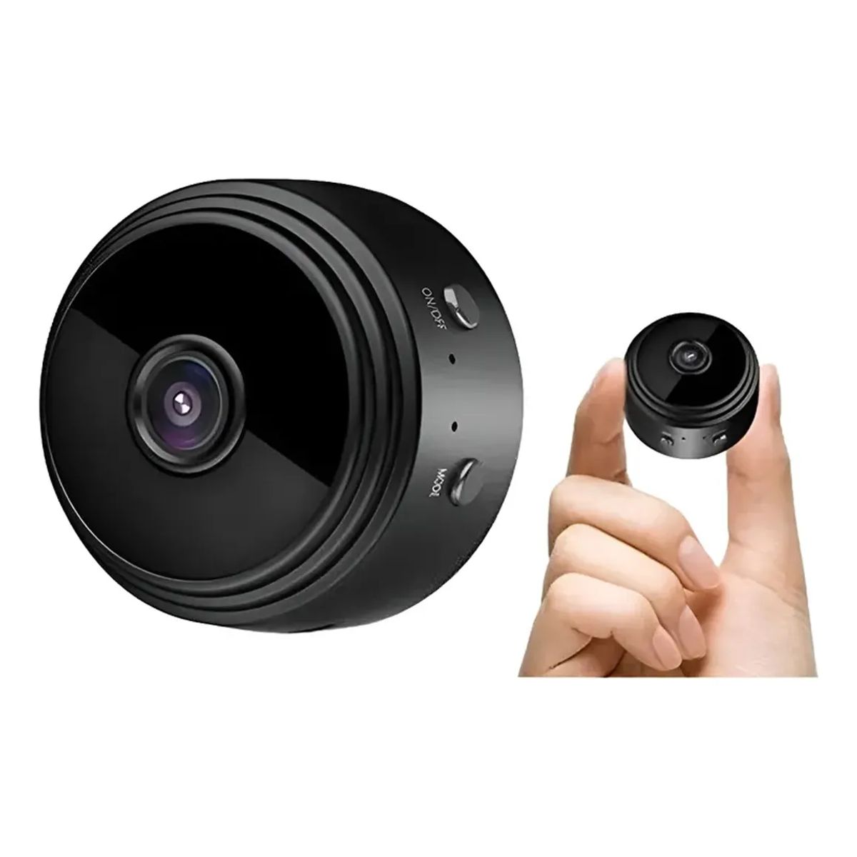 NO LOGO - Mini Cámara De Seguridad A9 Inalámbrica Wifi 1080p P2p Negro