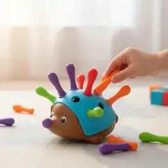 GENERICO - Juguetes Colorido Sensoriales, Erizo Juguete Sensorial Para Niños, Juguetes Para Bebe 1 Año, regalos Para Niños Y Niñas