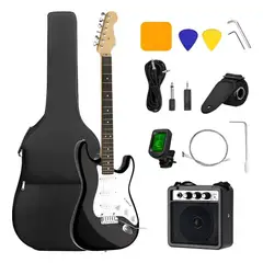 GENERICO - Guitarra Eléctrica De 6cuerdas Con Amplificador Y Accesorios