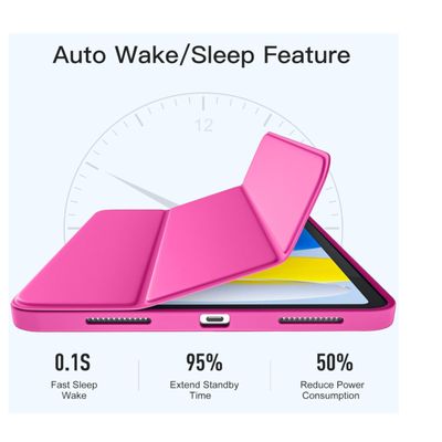 Imagen 2 del producto Carcasa Smart Cover Ranura Para iPad Air 11 M4 2026 Fucsia
