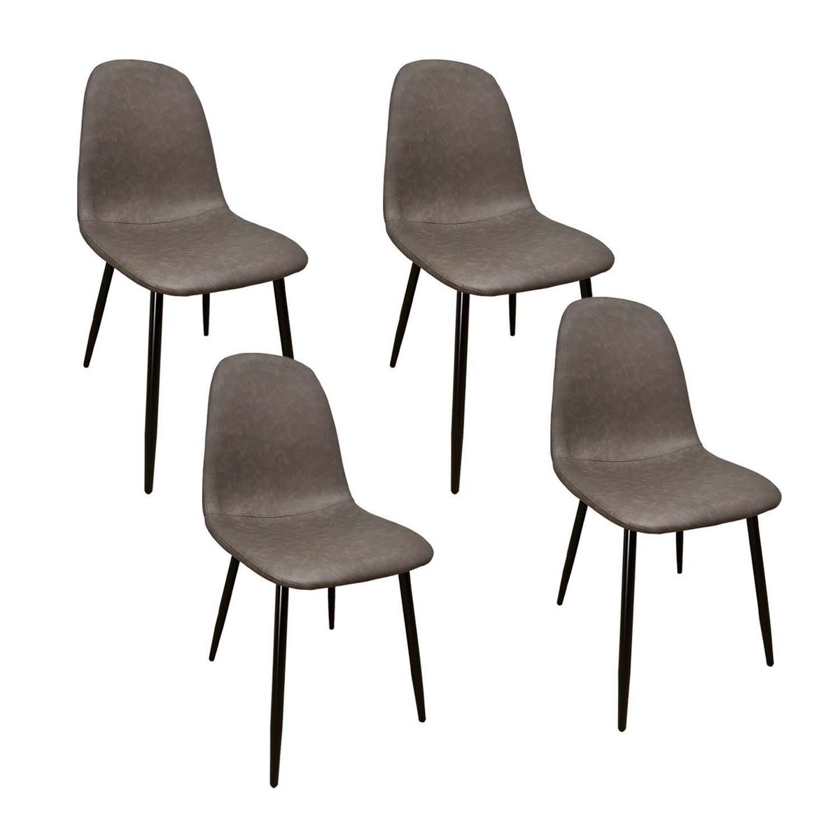 NOVAHUS - Pack 4 Silla Comedor New Chicago Café