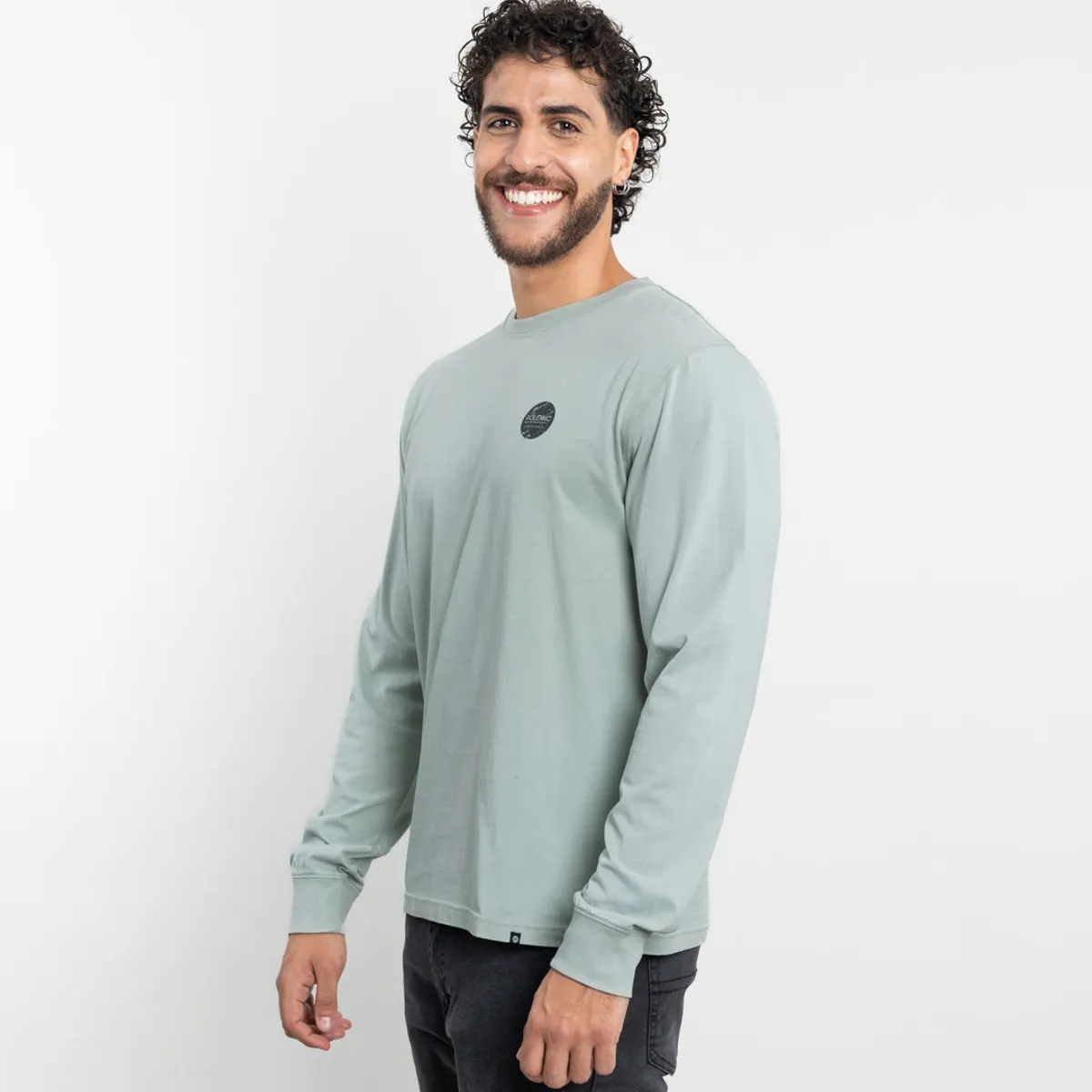 POLEMIC - Polera manga larga hombre con proceso y estampado Polemic