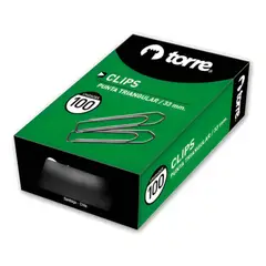 TORRE - Clips Triangular 100 Unidades Metal