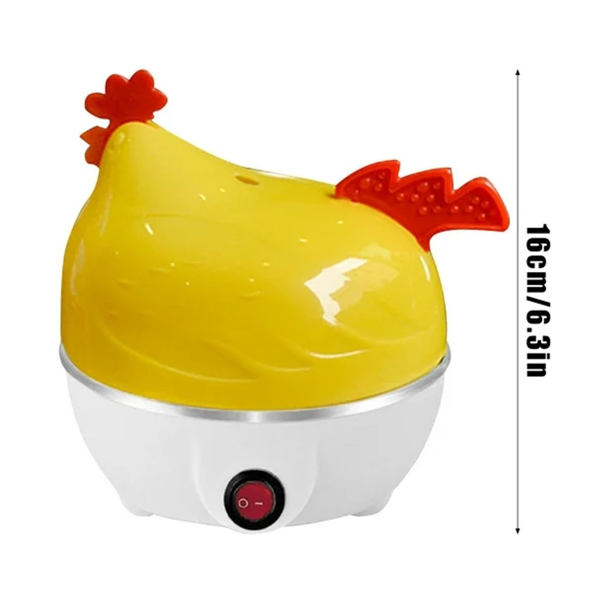 GENERICO - GALLINA HERVIDORA DE HUEVOS ELECTRICA PORTATIL