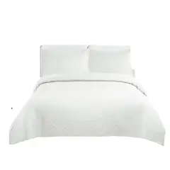 GENERICO - Cubrecama Quilt De Verano Unicolor TF King