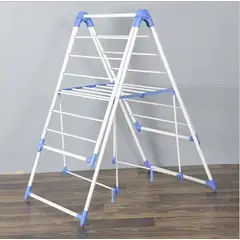 GENERICO - Tendedero Plegable 2 Niveles Aluminio Extensible De Pie