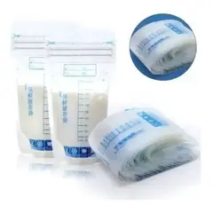 GENERICO - 30 Bolsas Para Leche Materna - Almacenar 250 Ml