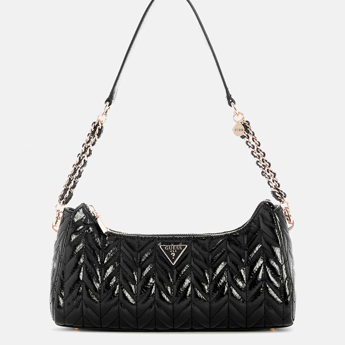 GUESS - Cartera Cheryl Shoulder Bag Negro