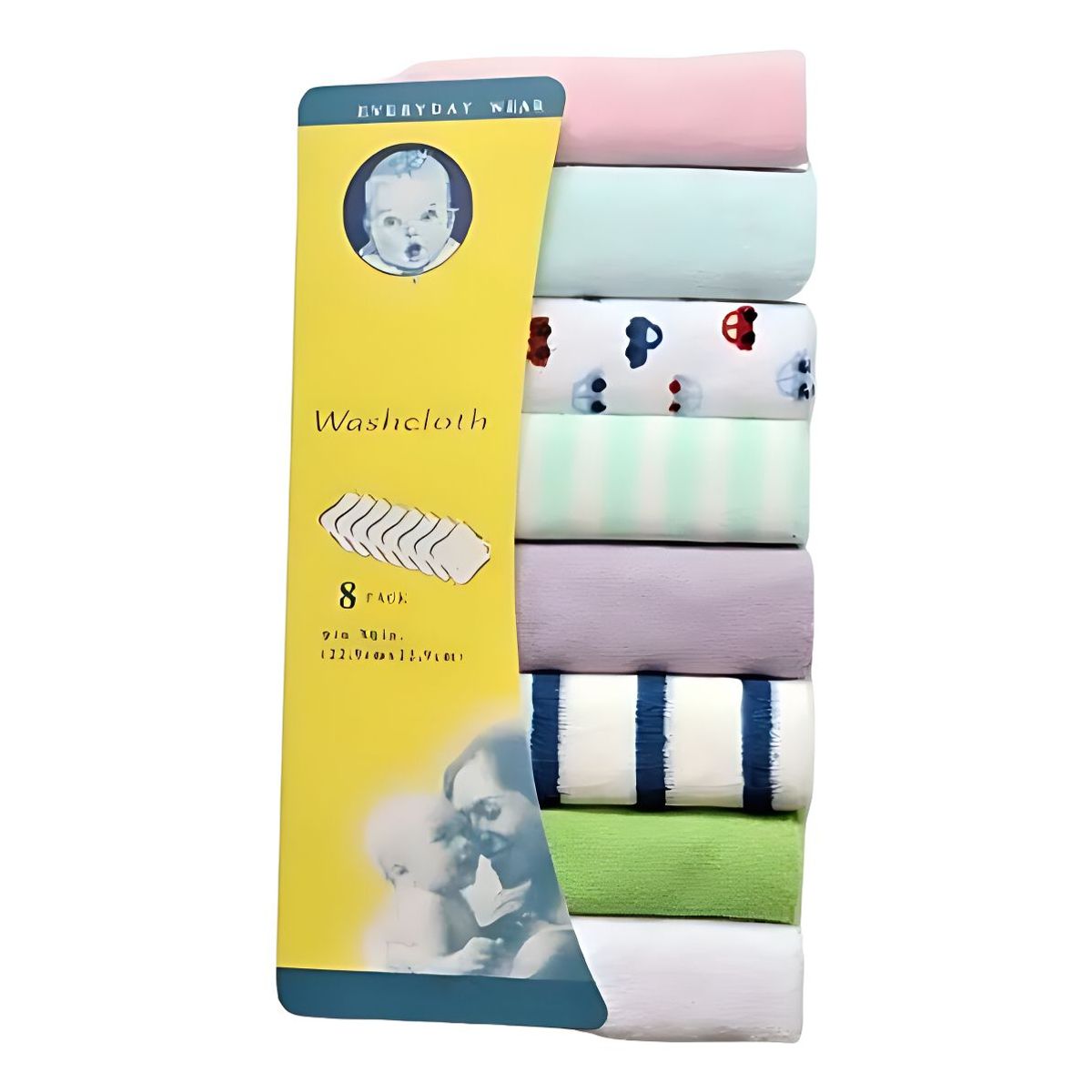 GENERICO - Pack 8 Tutos Pañitos Para Bebés Algodon