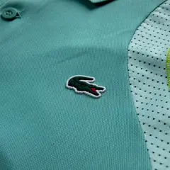 LACOSTE - Polera Polo Ultra Dry Turquesa Tenis