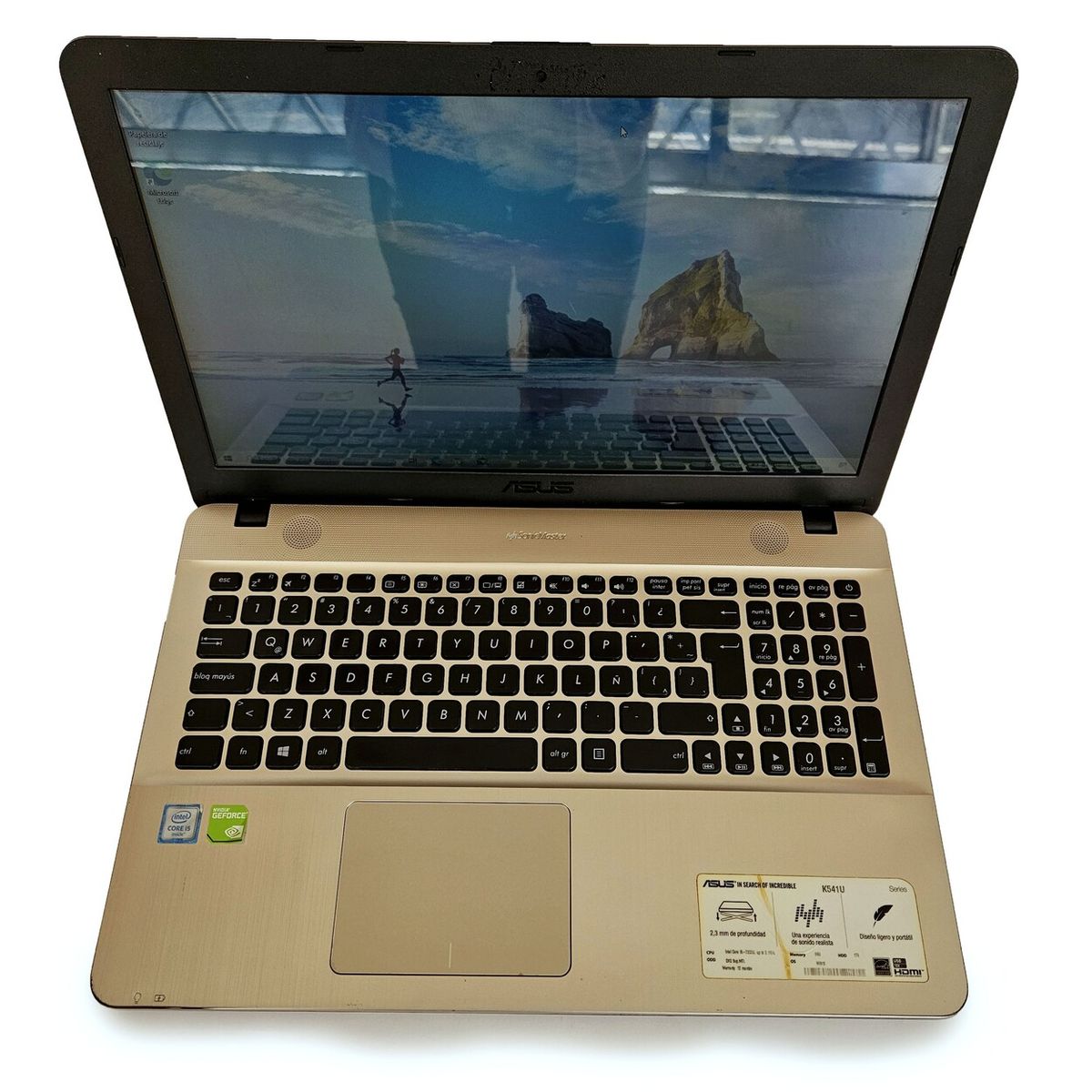 ASUS - NOTEBOOK ASUS K541UJ I5-7MA 8GB RAM240GB SSD-NVIDIA GEFORCE 920M REACONDICIONADO