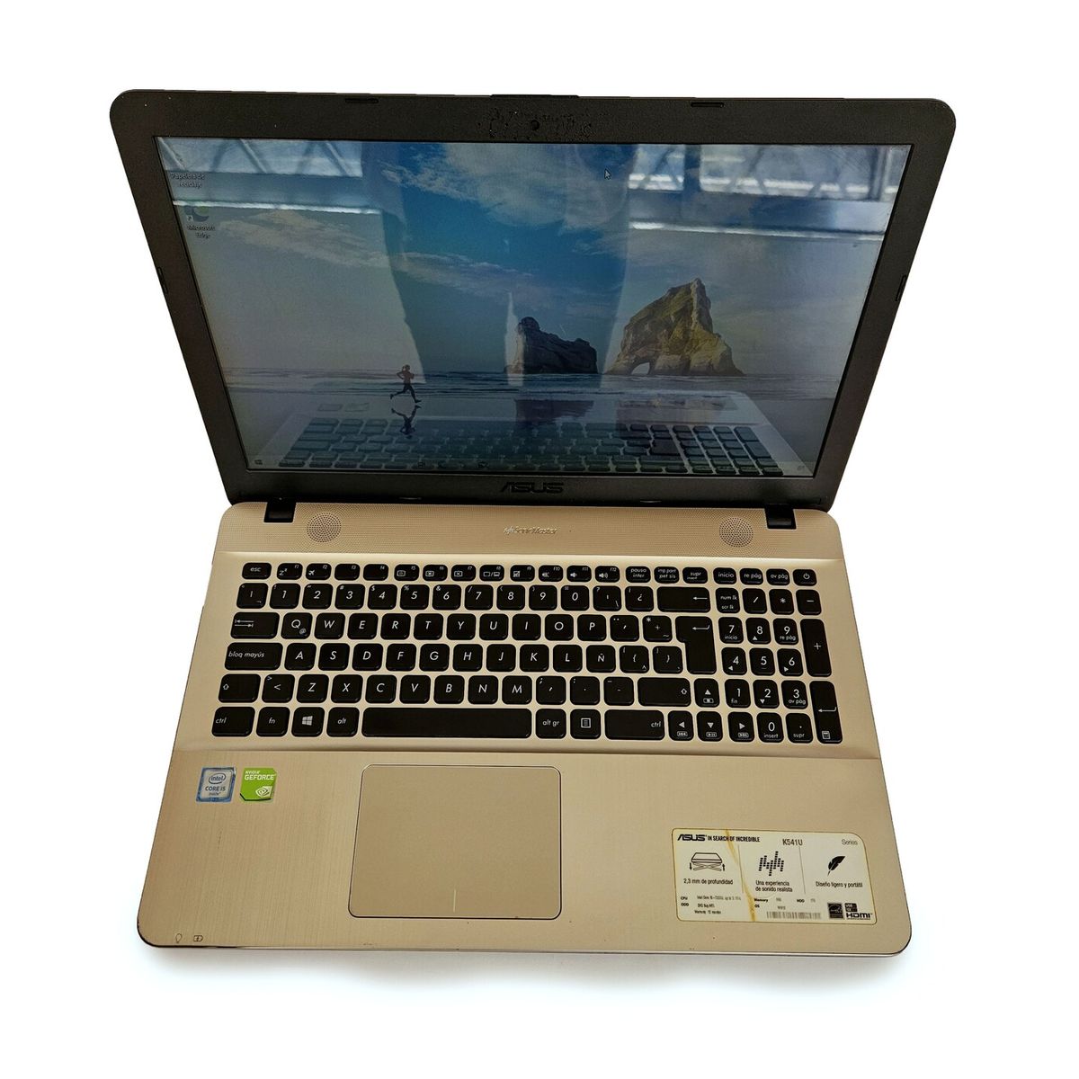ASUS - NOTEBOOK ASUS K541UJ I5-7MA 8GB RAM240GB SSD-NVIDIA GEFORCE 920M REACONDICIONADO