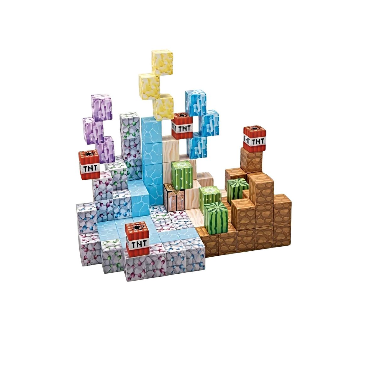 GENERICO - Cubo Magnético de Construcción 3D 100 piezas