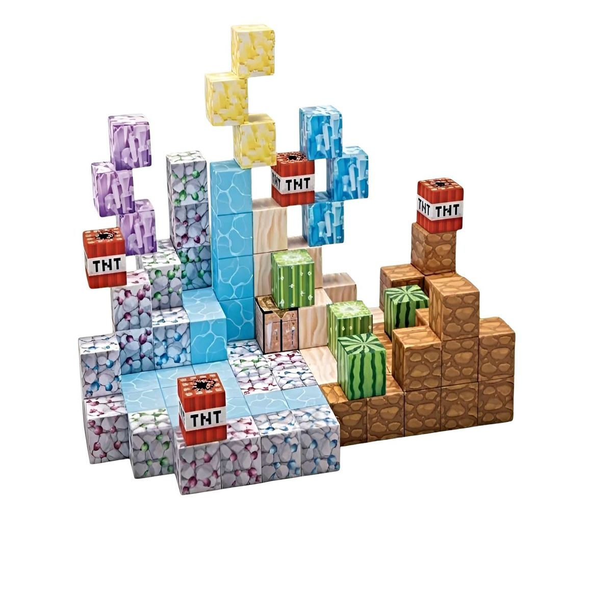 GENERICO - Cubo Mágico Magnético Multifuncional 100 piezas